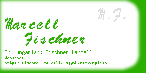 marcell fischner business card